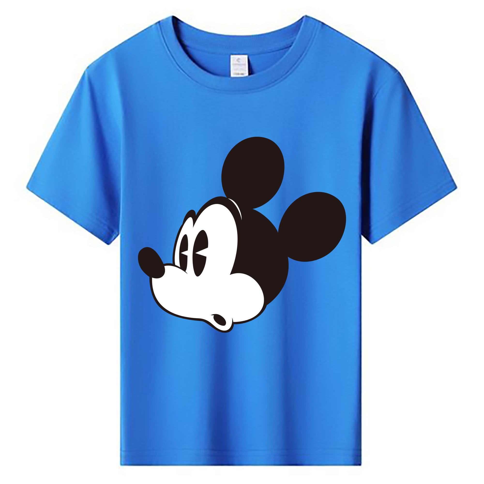 ミッキーマウス Mickey Mouse 綿100％キッズTシャツ（フロントプリント）